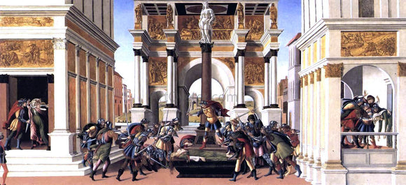  Sandro Botticelli The Story of Lucretia - Canvas Art Print