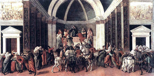  Sandro Botticelli The Story of Virginia - Canvas Art Print