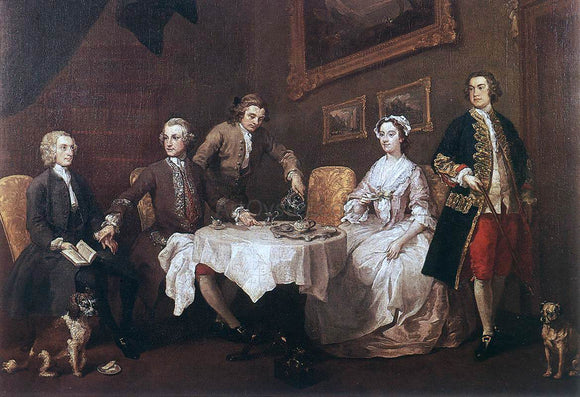  William Hogarth The Strode Family - Canvas Art Print