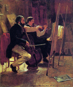  Winslow Homer The Studio - Canvas Art Print