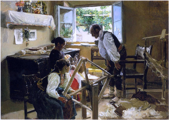  Joaquin Sorolla Y Bastida The suckling child - Canvas Art Print