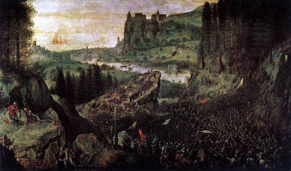  The Elder Pieter Bruegel The Suicide of Saul - Canvas Art Print