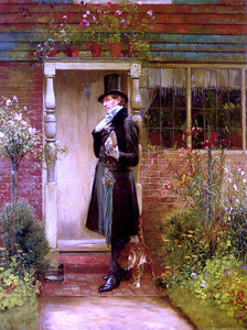  Walter Dendy Sadler The Suitor - Canvas Art Print