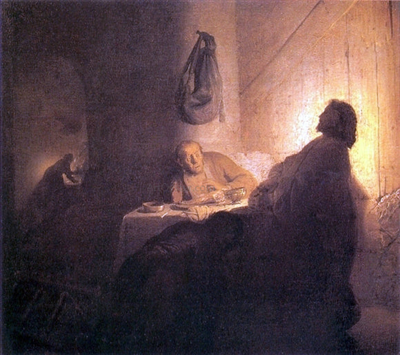  Rembrandt Van Rijn The Supper at Emmaus - Canvas Art Print
