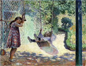  Henri Lebasque The Swing - Canvas Art Print