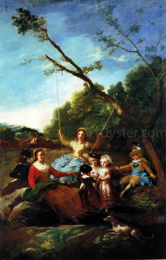  Francisco Jose de Goya Y Lucientes The Swing - Canvas Art Print