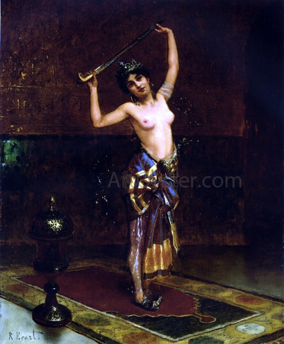  Rudolph Ernst The Sword Dancer (also known as The Dance of Salome) - Canvas Art Print