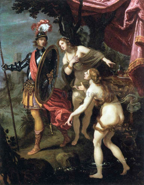  Giovanni Bilivert The Temptation of Charles and Ubalde - Canvas Art Print
