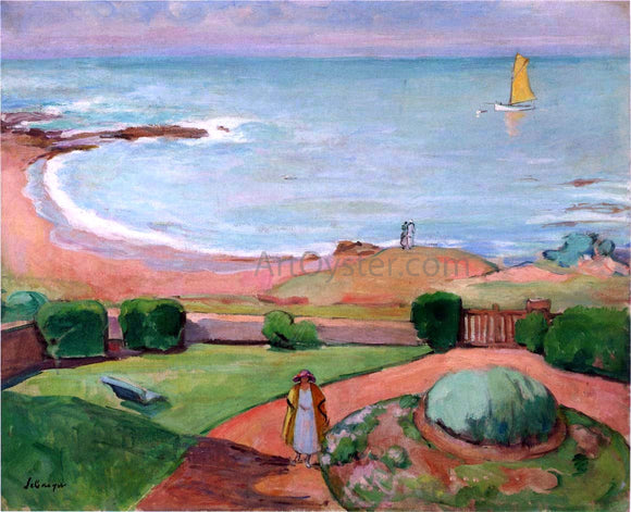 Henri Lebasque The Terrace at Prefailles - Canvas Art Print