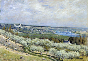  Alfred Sisley The Terrace at Saint-Germain, Spring - Canvas Art Print