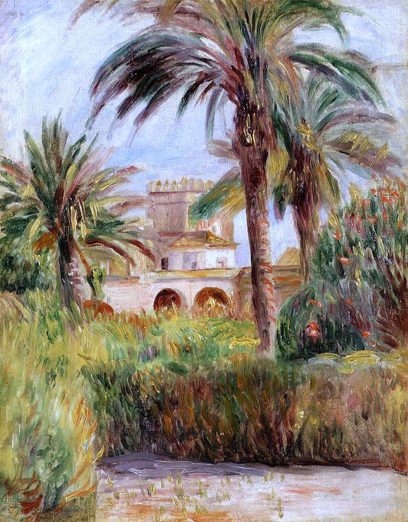  Pierre Auguste Renoir The Test Garden in Algiers - Canvas Art Print