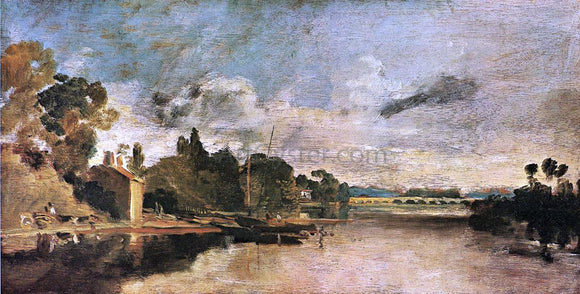  Joseph William Turner The Thames near Walton Bridges - Canvas Art Print
