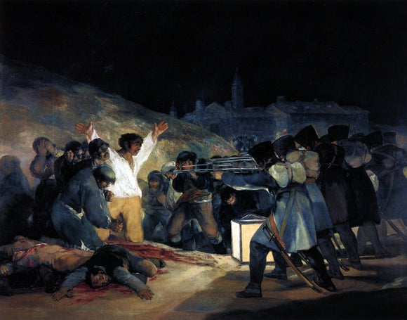  Francisco Jose de Goya Y Lucientes The Third of May 1808 - Canvas Art Print