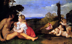  Titian The Three Ages of Man - Canvas Art Print