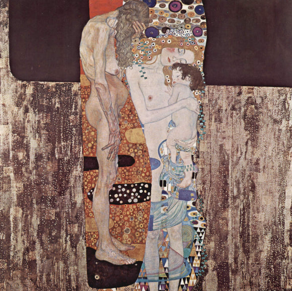  Gustav Klimt The Three Ages of Woman - Canvas Art Print