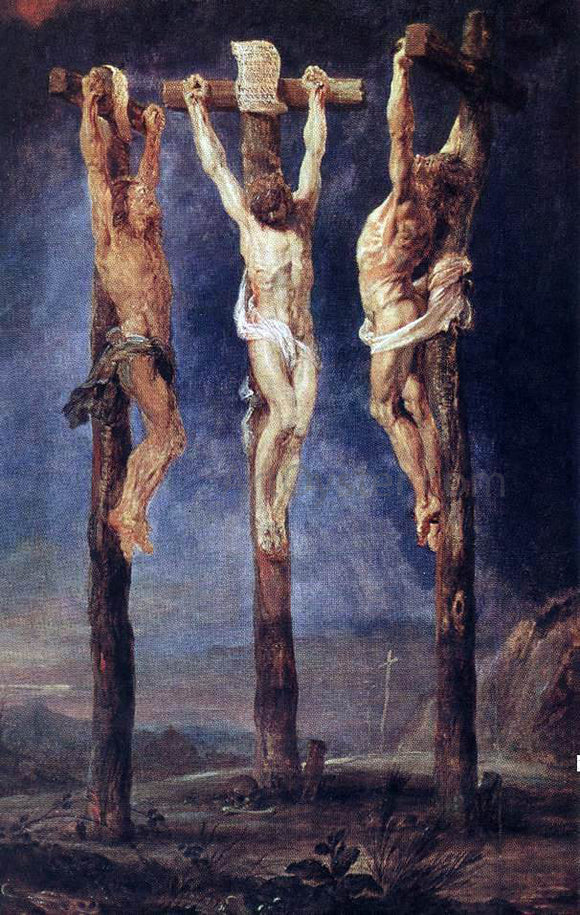  Peter Paul Rubens The Three Crosses - Canvas Art Print