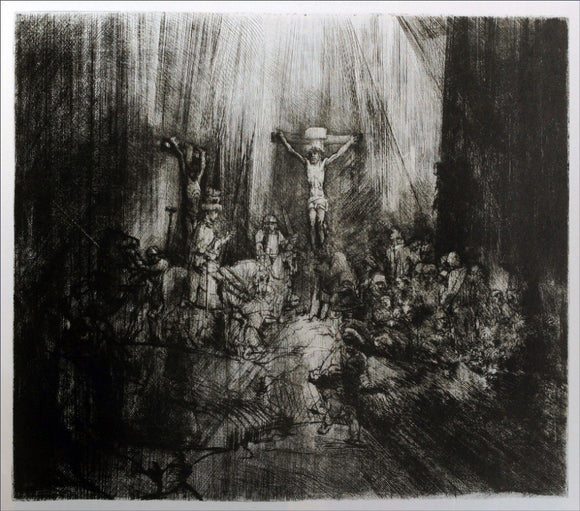  Rembrandt Van Rijn The Three Crosses - Canvas Art Print