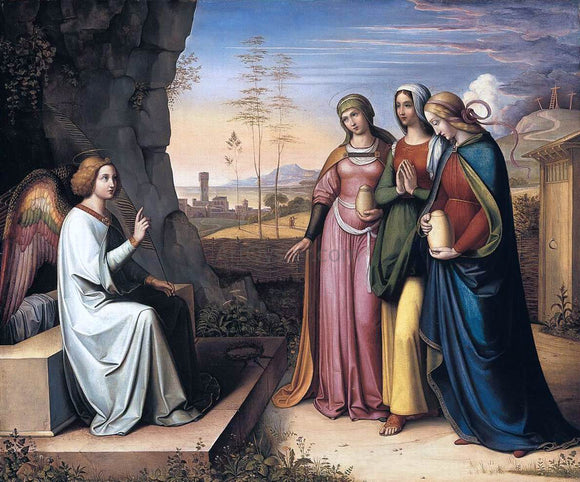  Peter Cornelius The Three Marys at the Tomb - Canvas Art Print