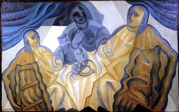  Juan Gris The Three Masks - Canvas Art Print