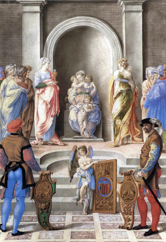  Giulio Clovio The Three Theological Virtues - Canvas Art Print