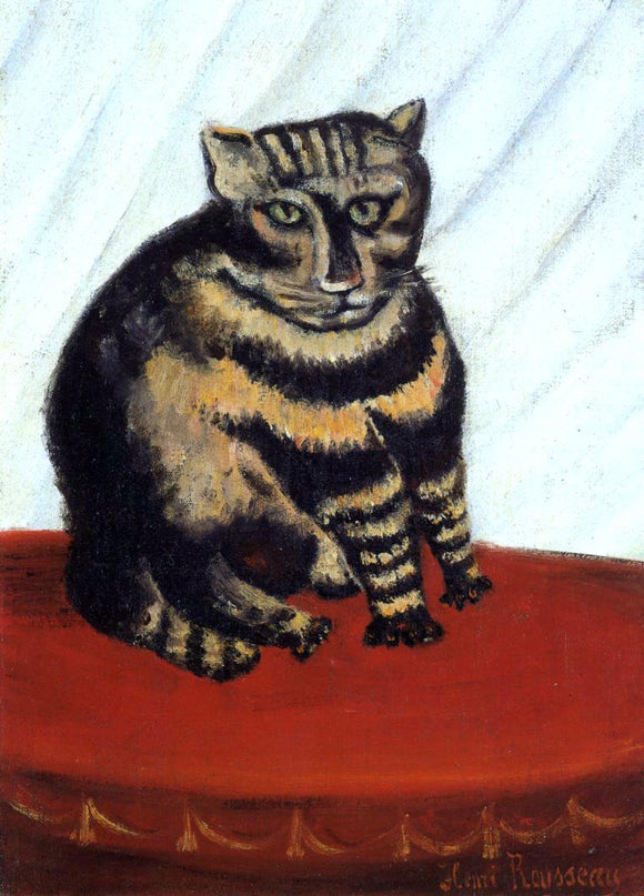  Henri Rousseau The Tiger Cat - Canvas Art Print