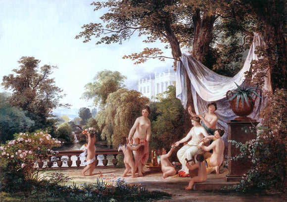  The Elder Karoly Marko The Toilet of Venus - Canvas Art Print