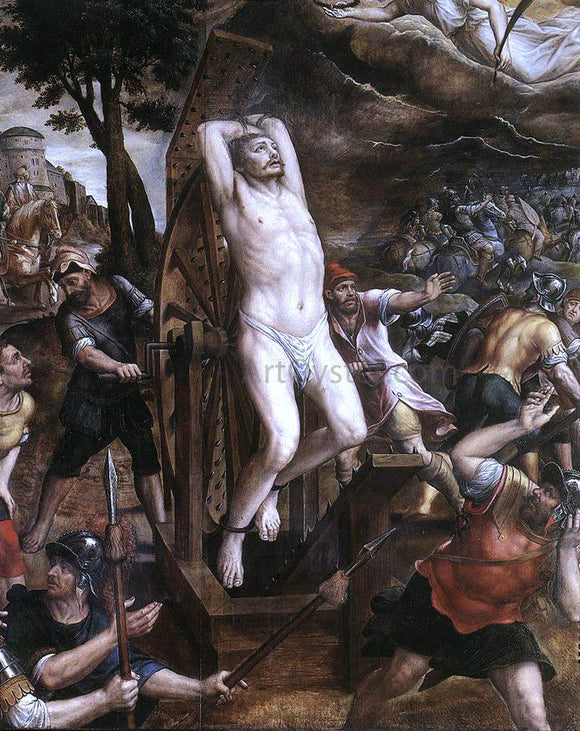  Michiel Van Coxcie The Torture of St George - Canvas Art Print