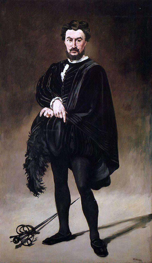  Edouard Manet The Tragic Actor - Canvas Art Print