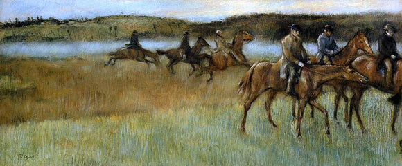  Edgar Degas The Trainers - Canvas Art Print