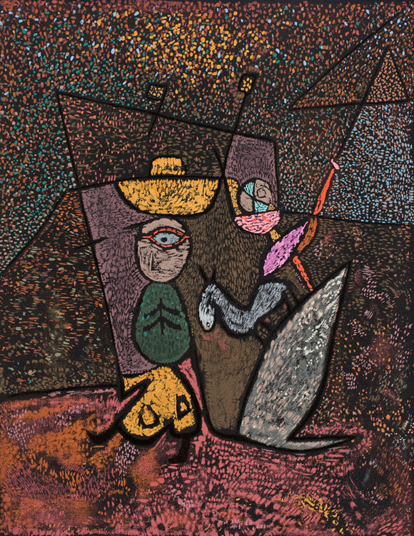  Paul Klee The Travelling Circus - Canvas Art Print
