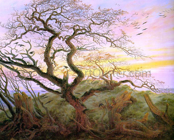  Caspar David Friedrich The Tree of Crows - Canvas Art Print