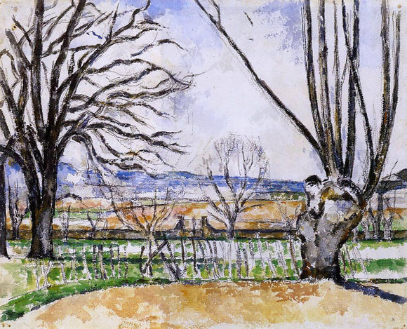  Paul Cezanne The Trees of Jas de Bouffan in Spring - Canvas Art Print