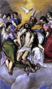  El Greco The Trinity - Canvas Art Print