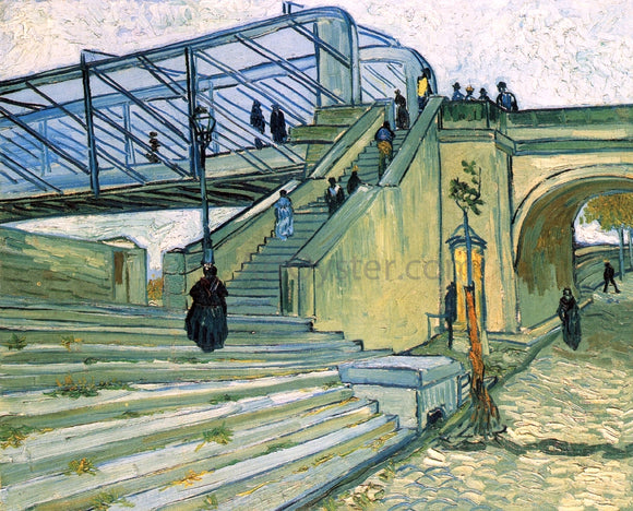  Vincent Van Gogh The Trinquetaille Bridge - Canvas Art Print