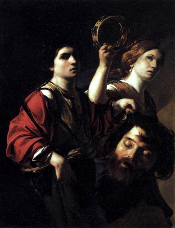  Bartolomeo Manfredi The Triumph of David - Canvas Art Print