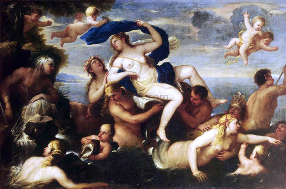  Luca Giordano The Triumph of Galatea - Canvas Art Print