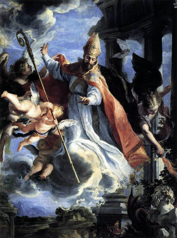  Claudio Coello The Triumph of St Augustine - Canvas Art Print