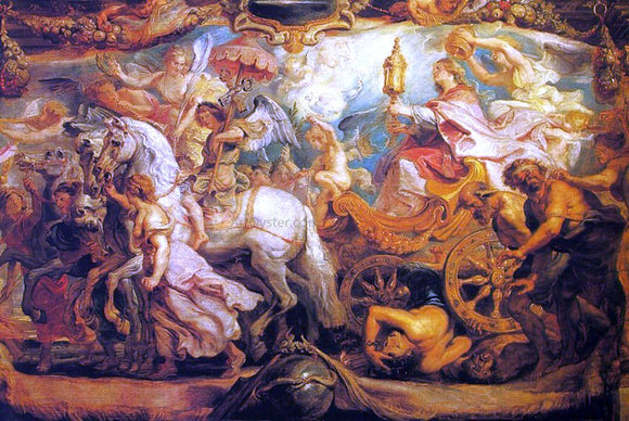  Peter Paul Rubens The Triumph of the Church - Canvas Art Print