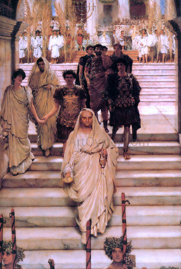  Sir Lawrence Alma-Tadema The Triumph of Titus - Canvas Art Print