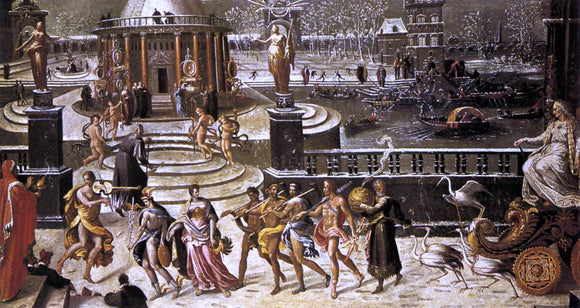  Antoine Caron The Triumph of Winter - Canvas Art Print