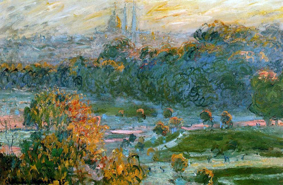 Claude Oscar Monet The Tuileries (study) - Canvas Art Print