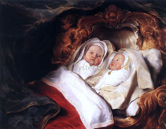  Salomon De Bray The Twins Clara and Aelbert de Bray - Canvas Art Print