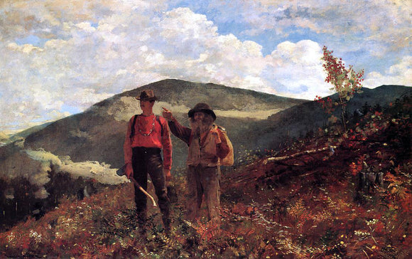  Winslow Homer The Two Guides - Canvas Art Print