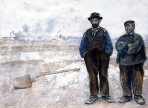  Jean-Francois Raffaelli The Two Workmen - Canvas Art Print