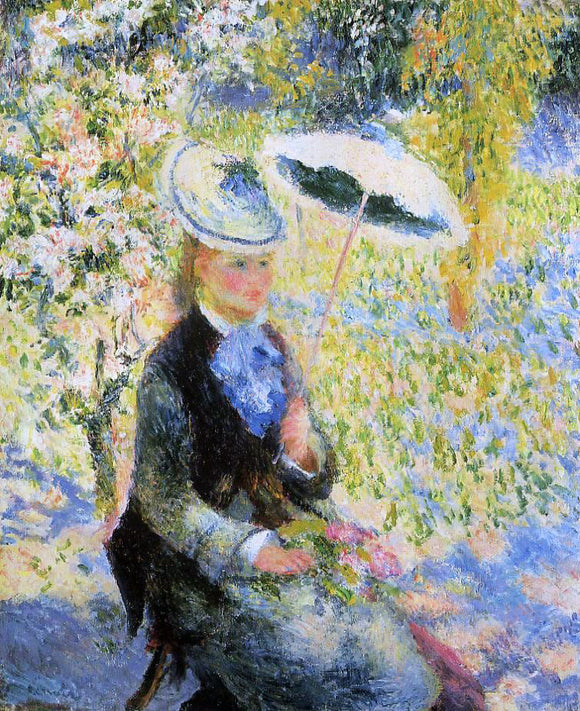  Pierre Auguste Renoir The Umbrella - Canvas Art Print