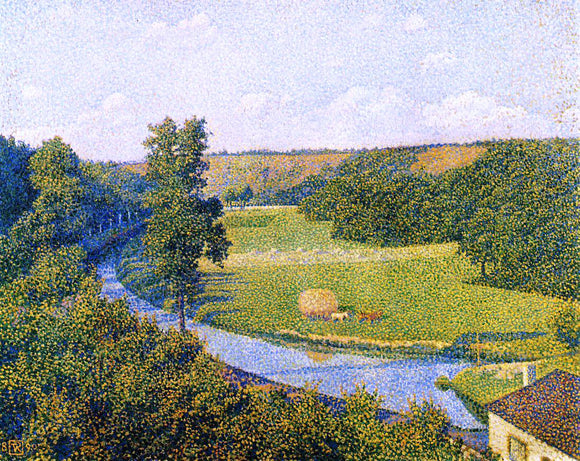  Theo Van Rysselberghe The Valley of the Sambre - Canvas Art Print