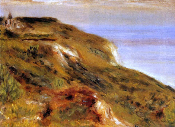  Pierre Auguste Renoir The Varangeville Church and the Cliffs - Canvas Art Print
