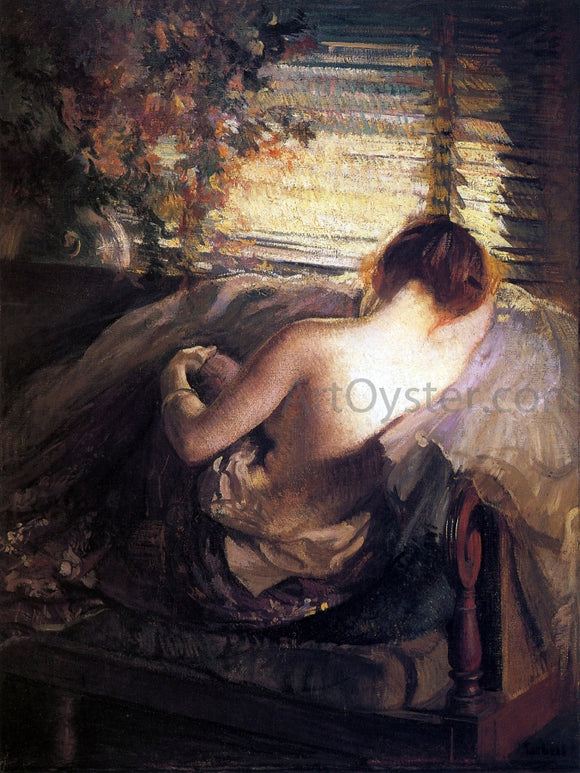  Edmund Tarbell The Venetian Blind - Canvas Art Print