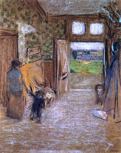  Edouard Vuillard The Vestibule at Saint-Jacut-de-la-mer - Canvas Art Print