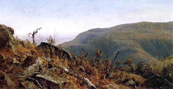  Sanford Robinson Gifford The View from South Mountain in the Catskills, A Sketch - Canvas Art Print